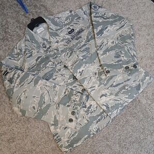 US Air Force ABU Digital Tiger Stripe Camo Utility Shirt Jacket 38XS Military